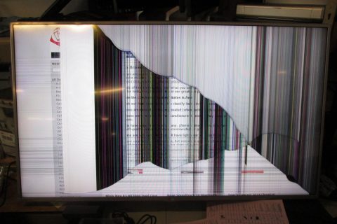 TV repair cracked screen